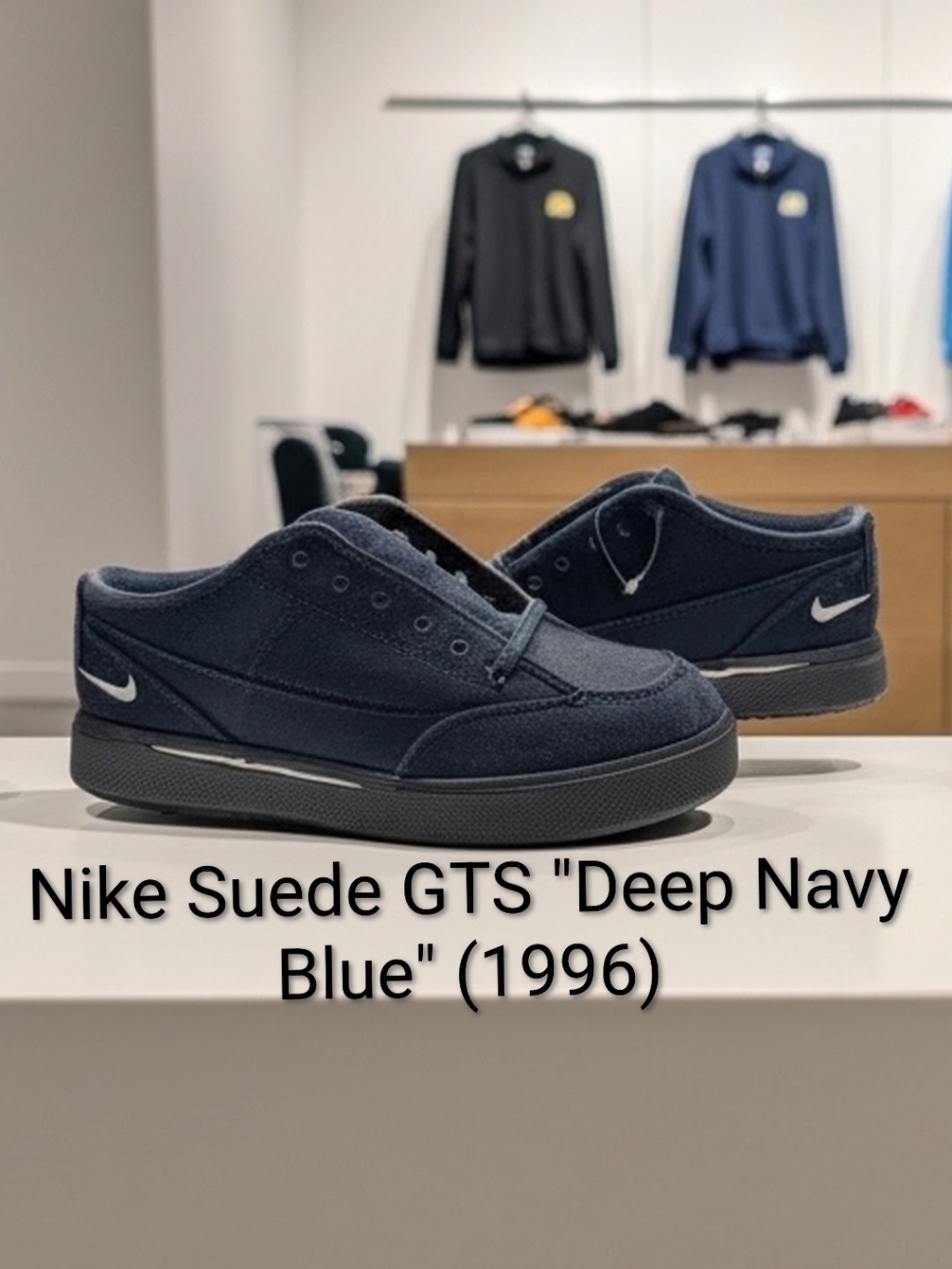 Nike Suede Gts "Deep Navy Blue" (1996) M9/W10.5 New W/Og Box